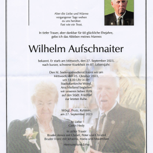 Aufschnaitter Wilhelm